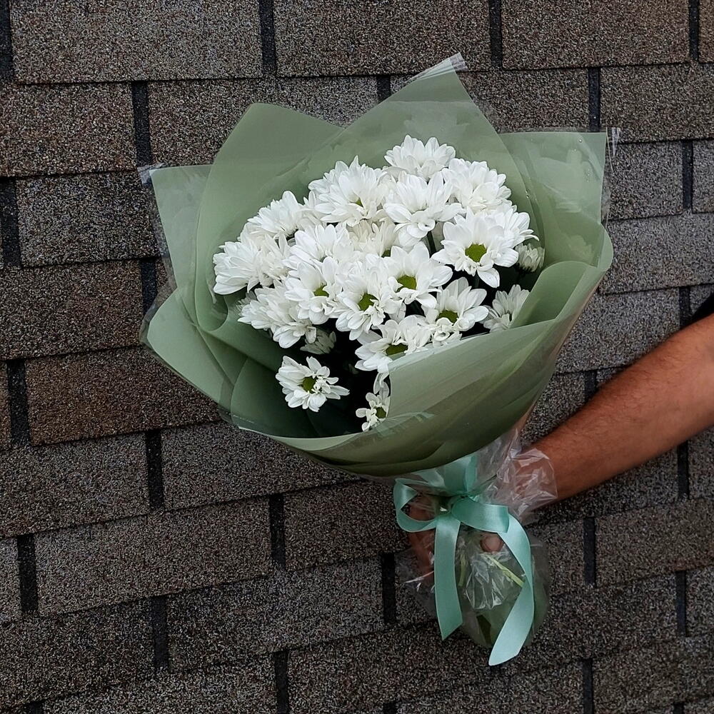 Букет из хризантем, 5 шт