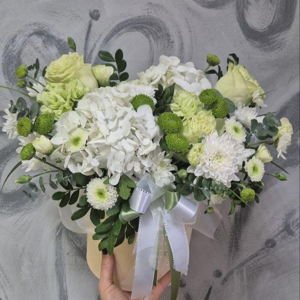 Коробка в зеленых оттенках💚