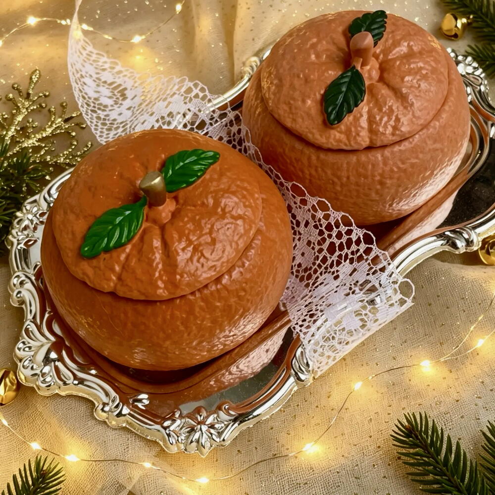 Свеча мандаринка