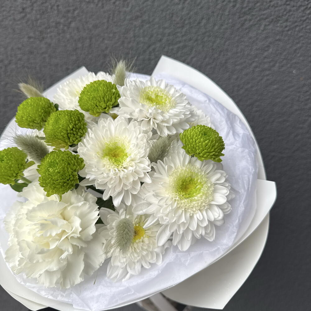 Стильный мини-букет комплимент🥰💚