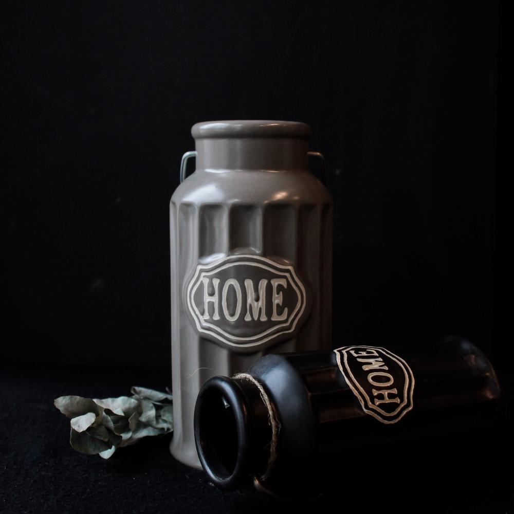 Ваза HOME черная