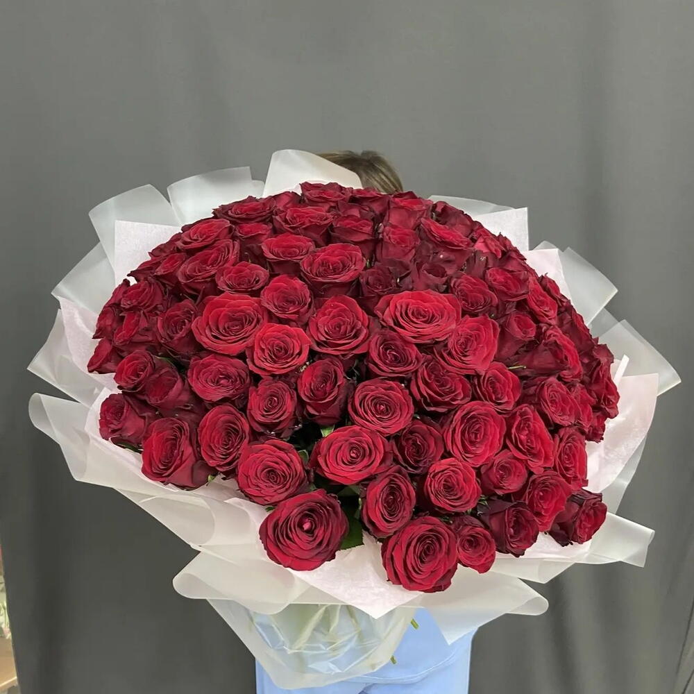 Букет из 101 красной розы