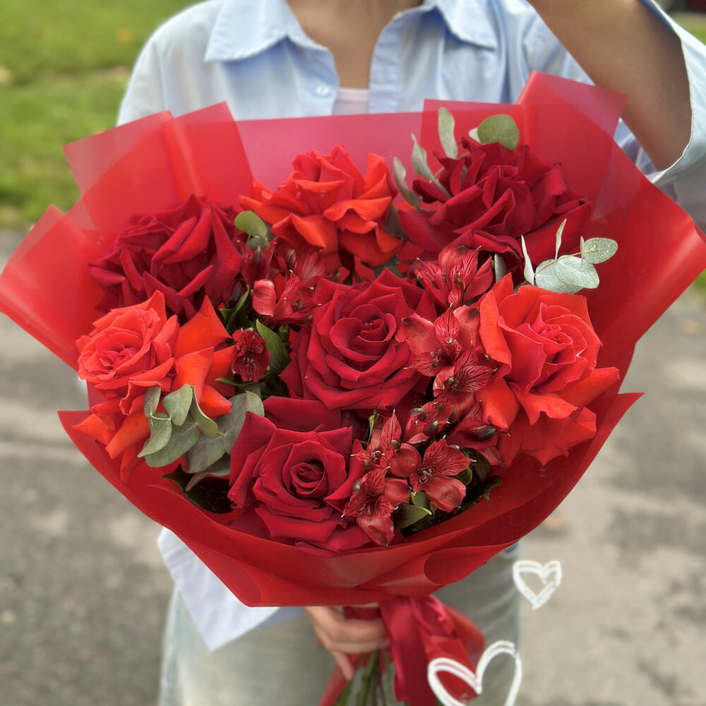 Сентябрь горит 🔥 французские розы 🌹 ️♥️