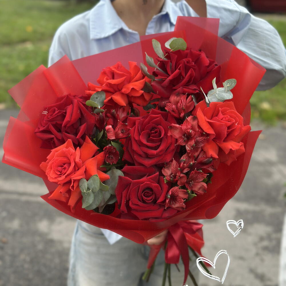 Сентябрь горит 🔥 французские розы 🌹 ️♥️