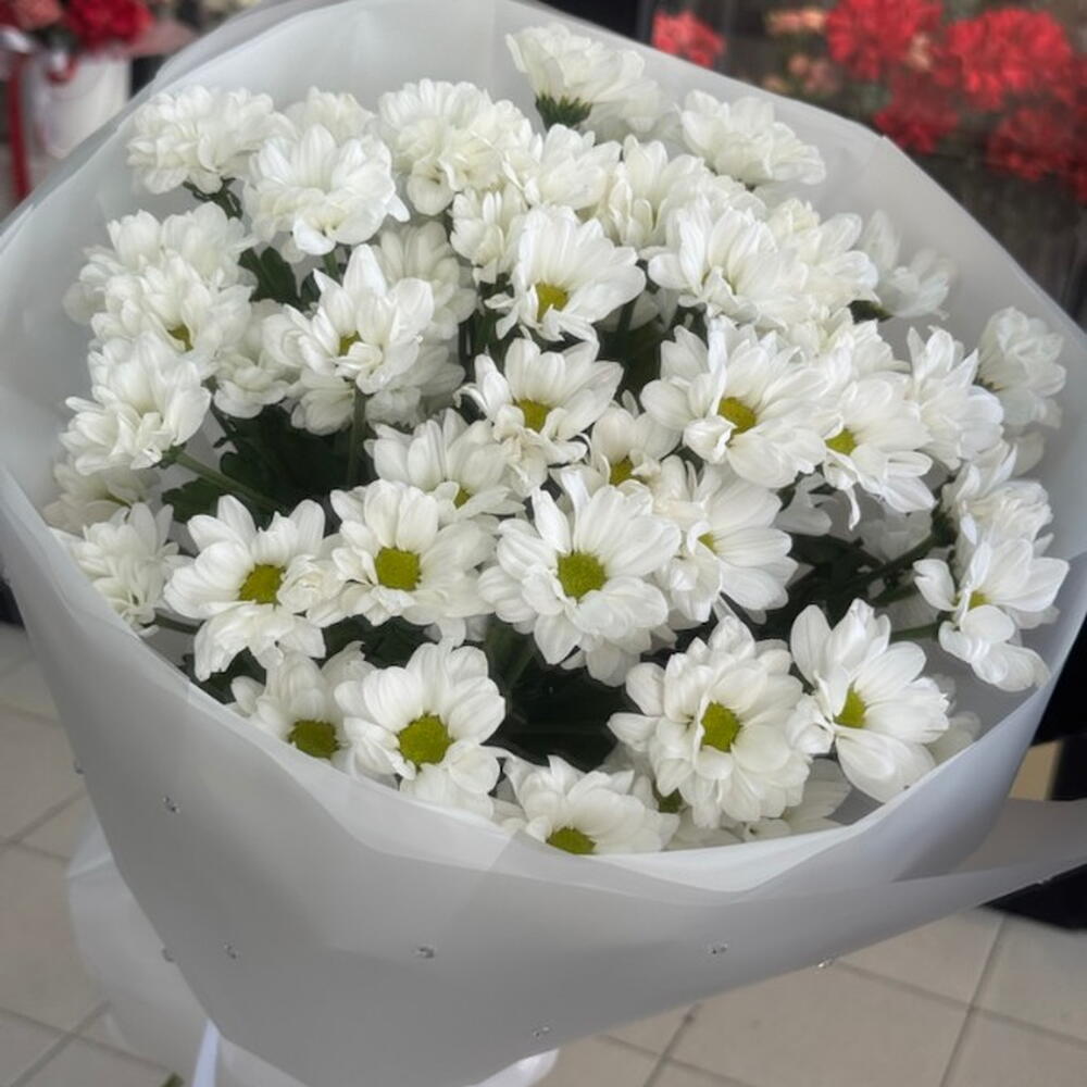 Букет ромашки и стразы