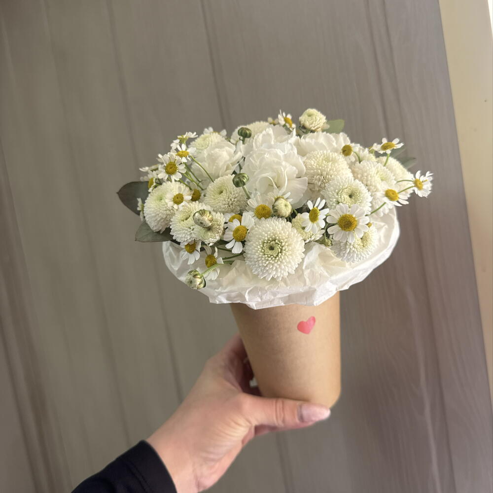 Комплимент с ромашками