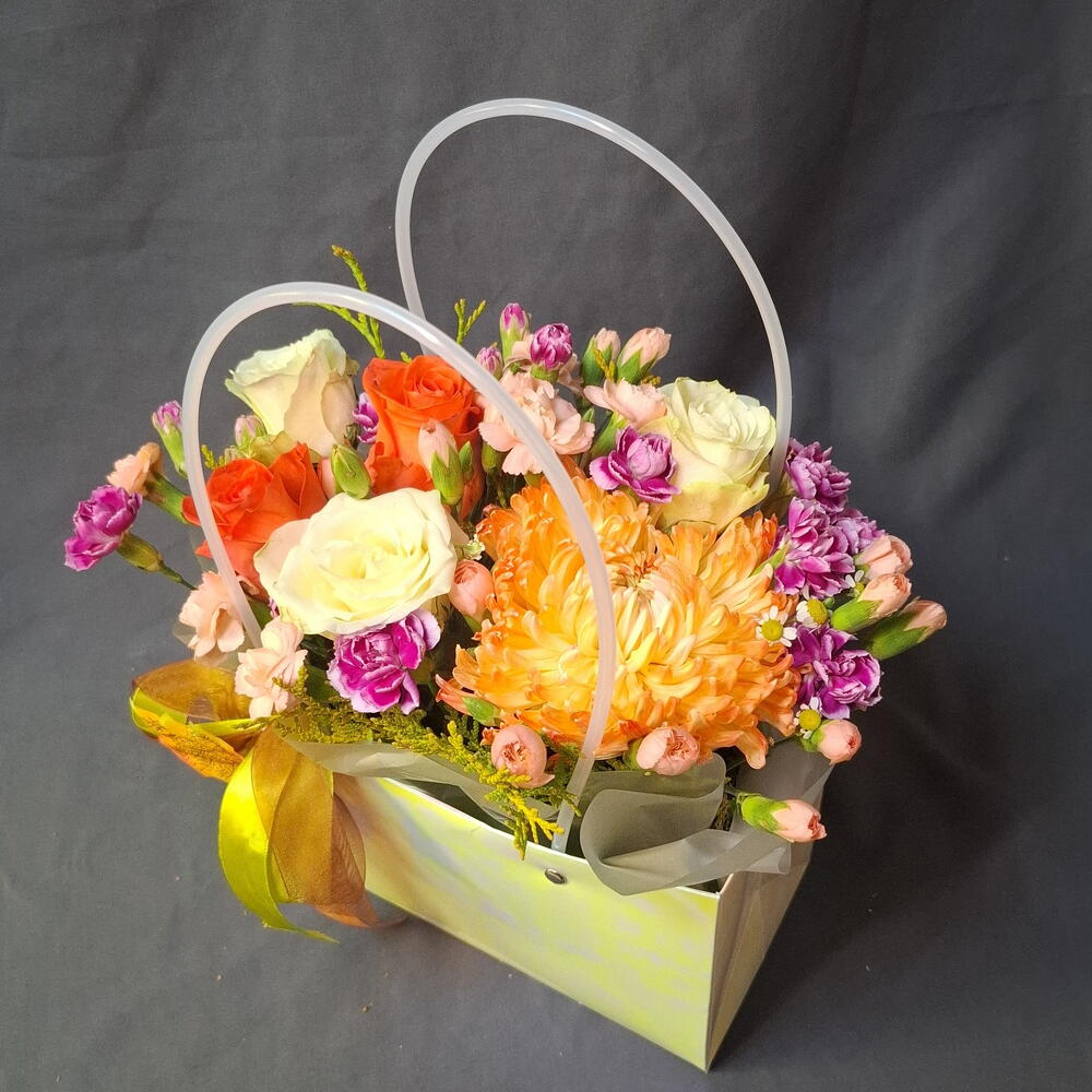 Сумка осенних цветов 💐
