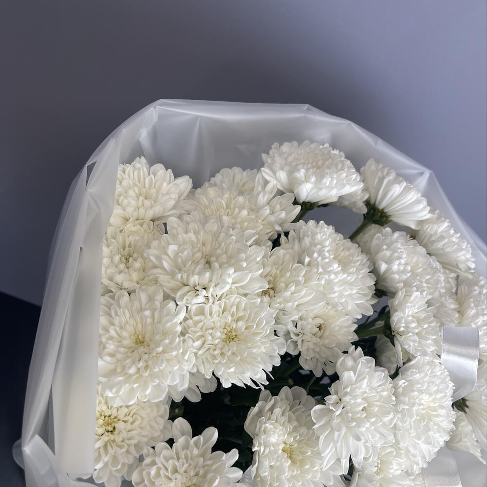 Белое облачко из хризантем🤍