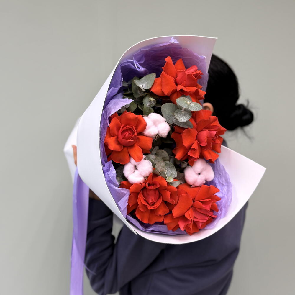 Авторский букет «Nina s Secret🌹» из французских роз 💐