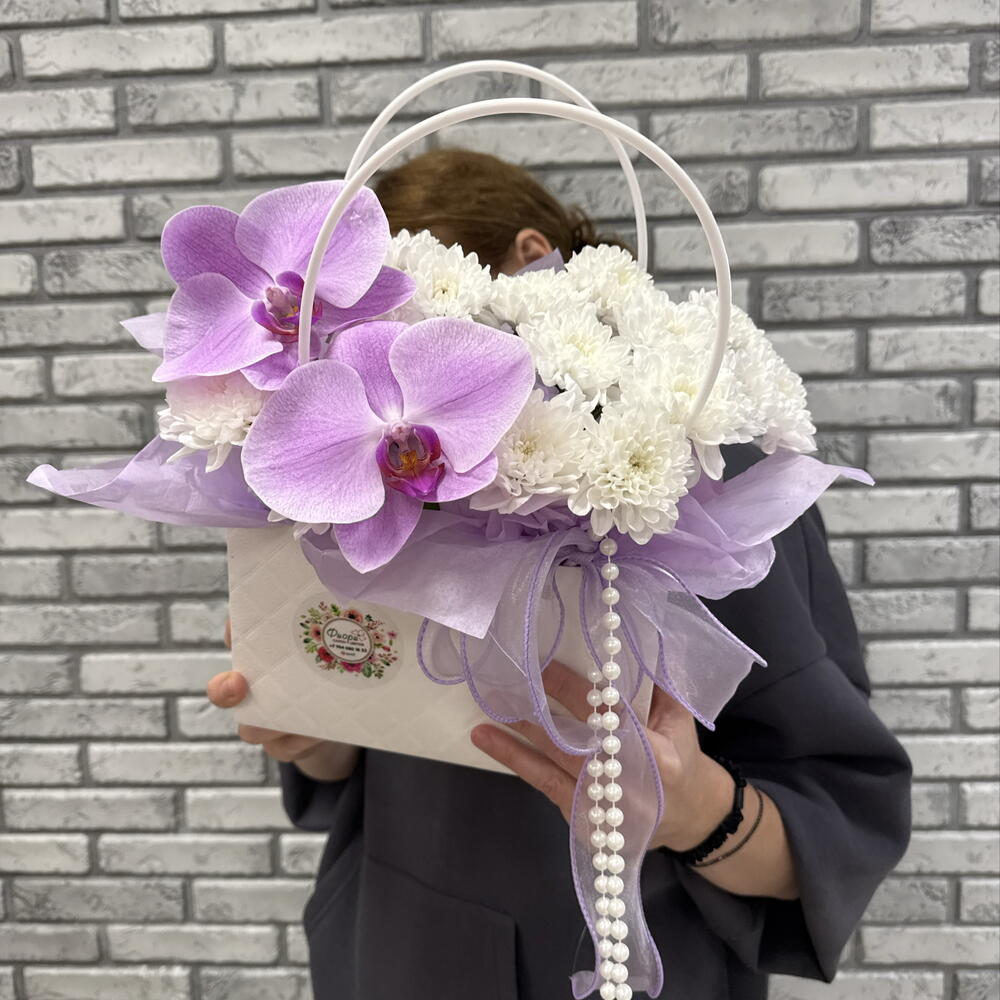 Сумочка орхидея 🌸