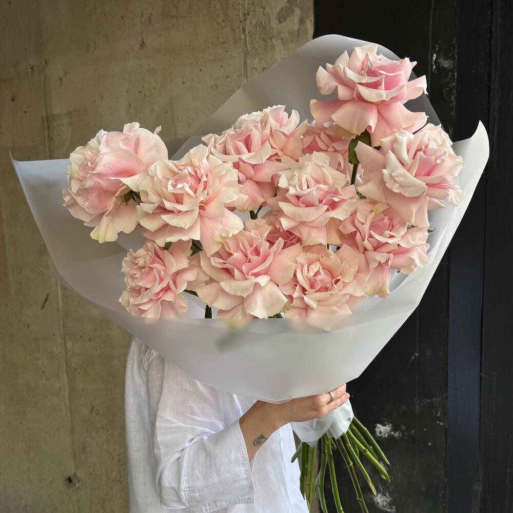 French roses big bouquet
