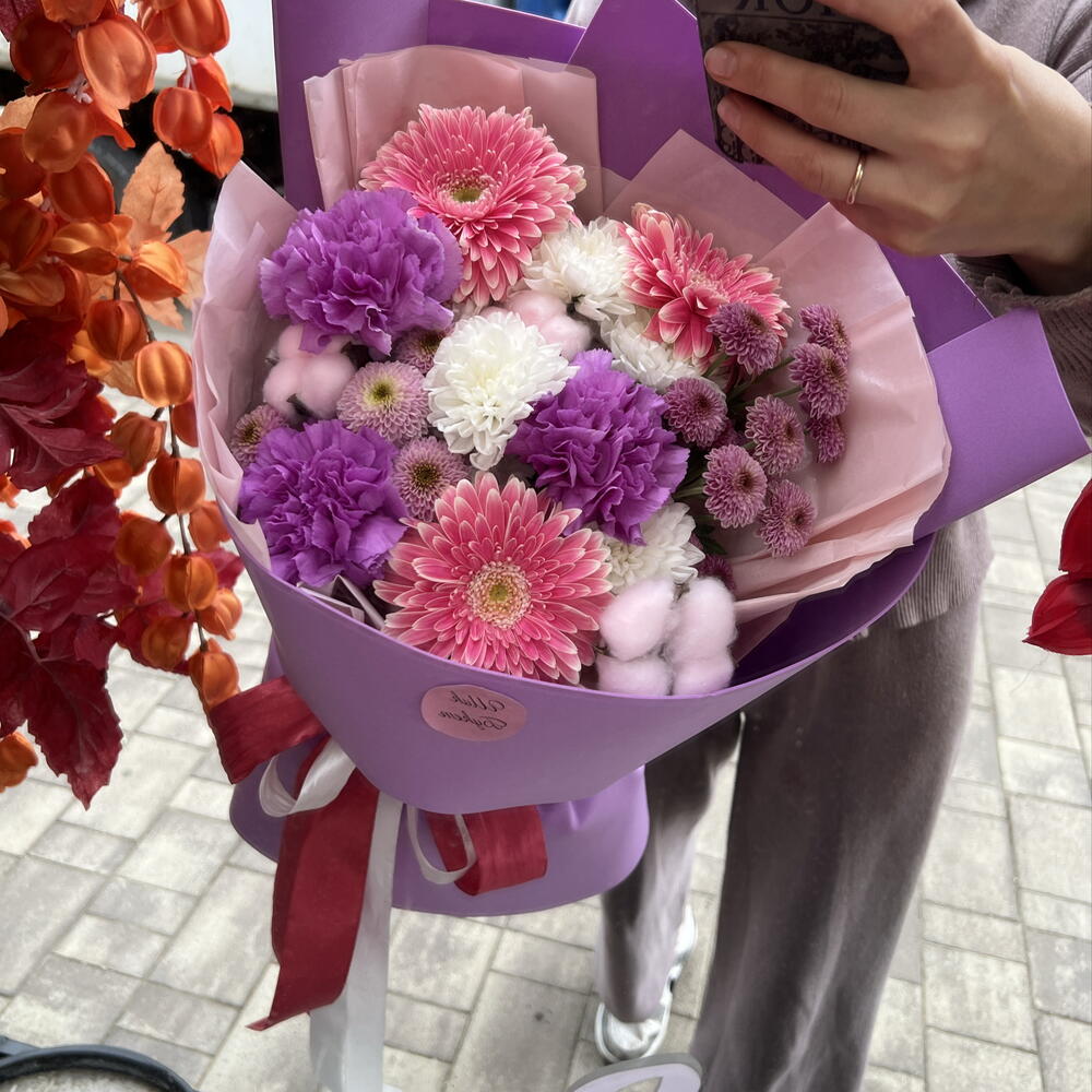 Букет с герберами 🌸