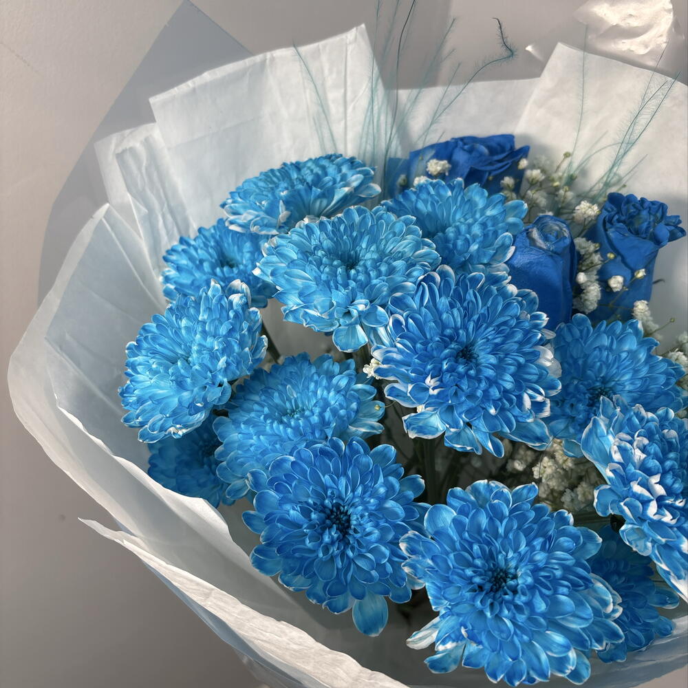 букет с хризантемами🌸