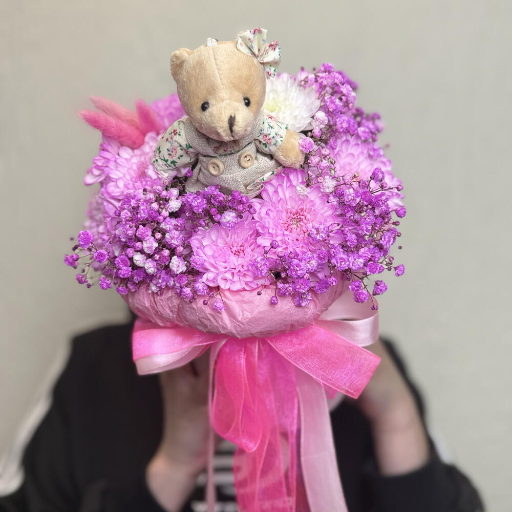 Мини мишка в цветах☺️