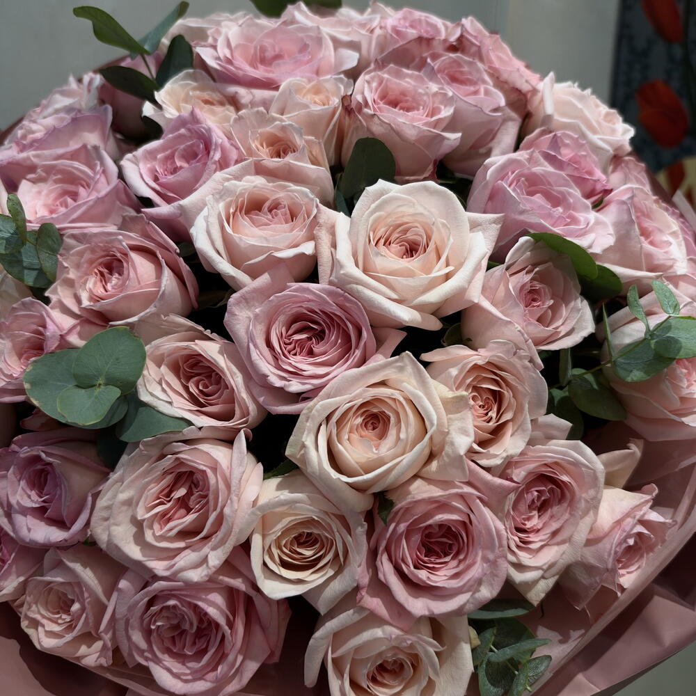 Пионовидная роза Pink O Hara 51pcs