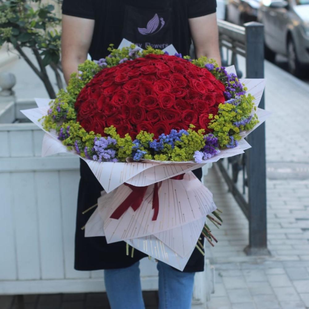 Rose 101 pcs. with VIP decoration