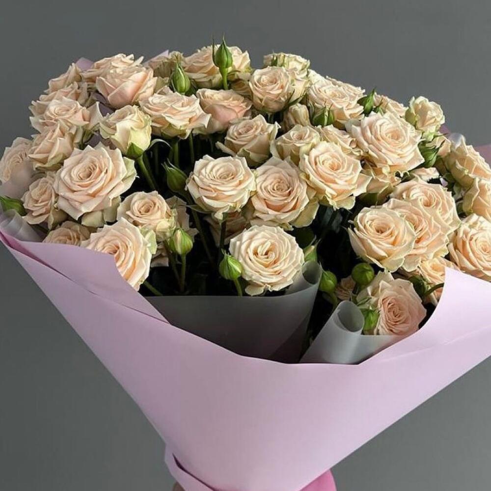 Букет из Кустовой розы, Цветы и подарки Тюмень, Тюменская область ...