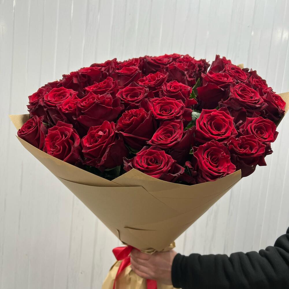 Букет из Эквадорских роз (70см)