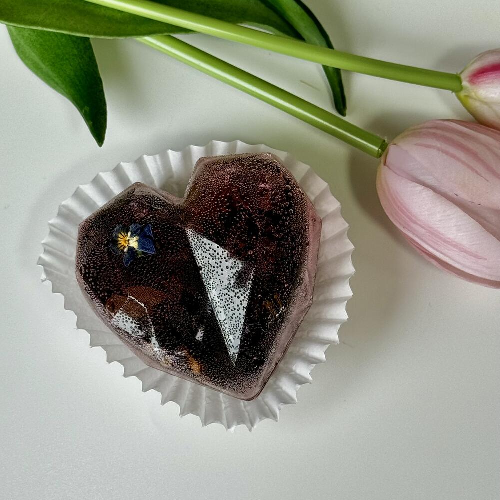 Чайные бомбочки в форме сердца/ heart shaped tea bombs / tea lover gift set/ для любителей чая
