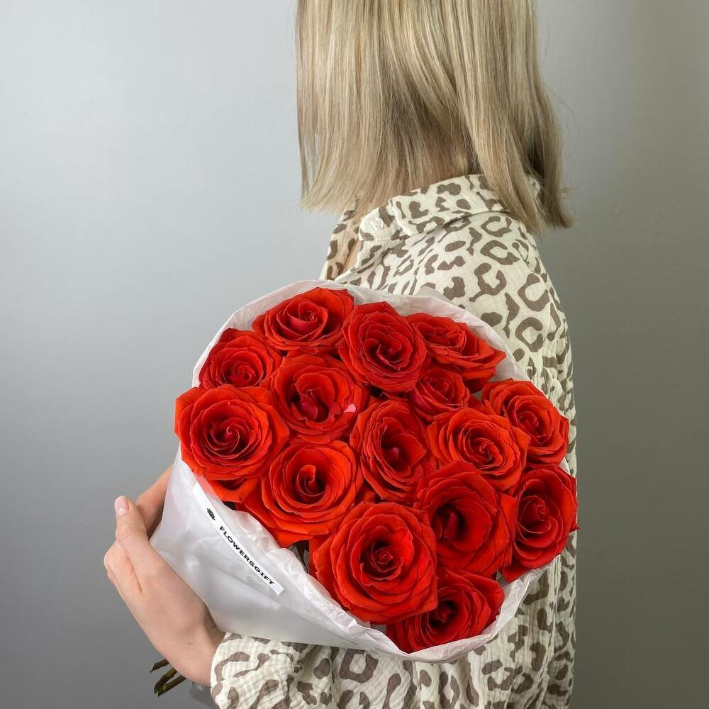 🌹 Букет от Flowersgift из 15 красных роз ▪️ 3