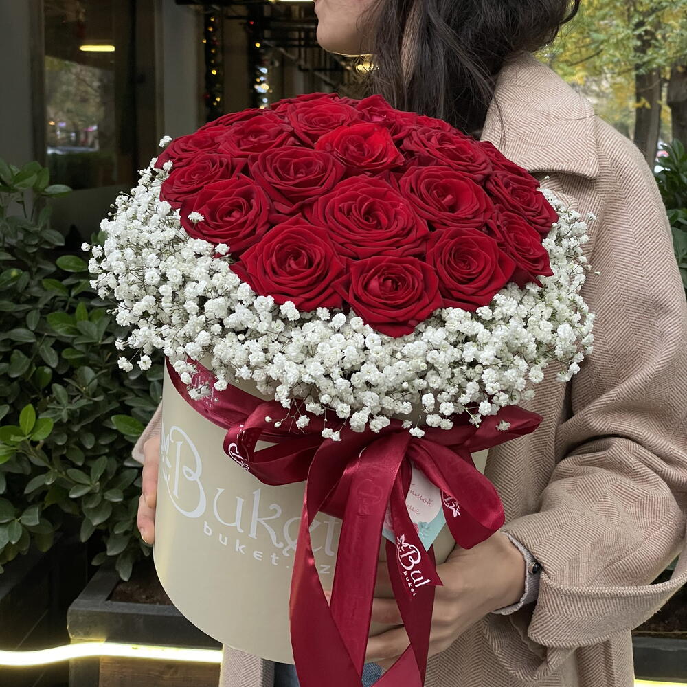 Flowers box red♥️