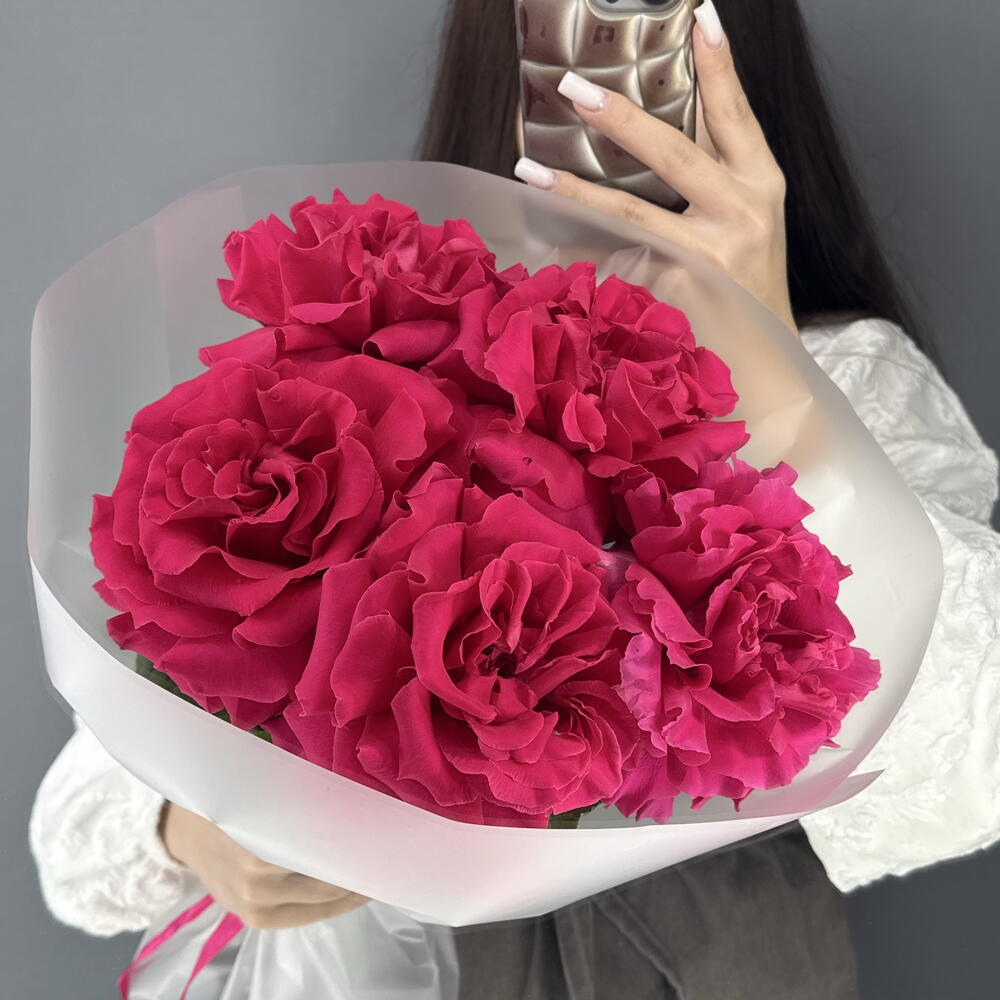 Монобукет из Французской Розы «Фул Монти💕»