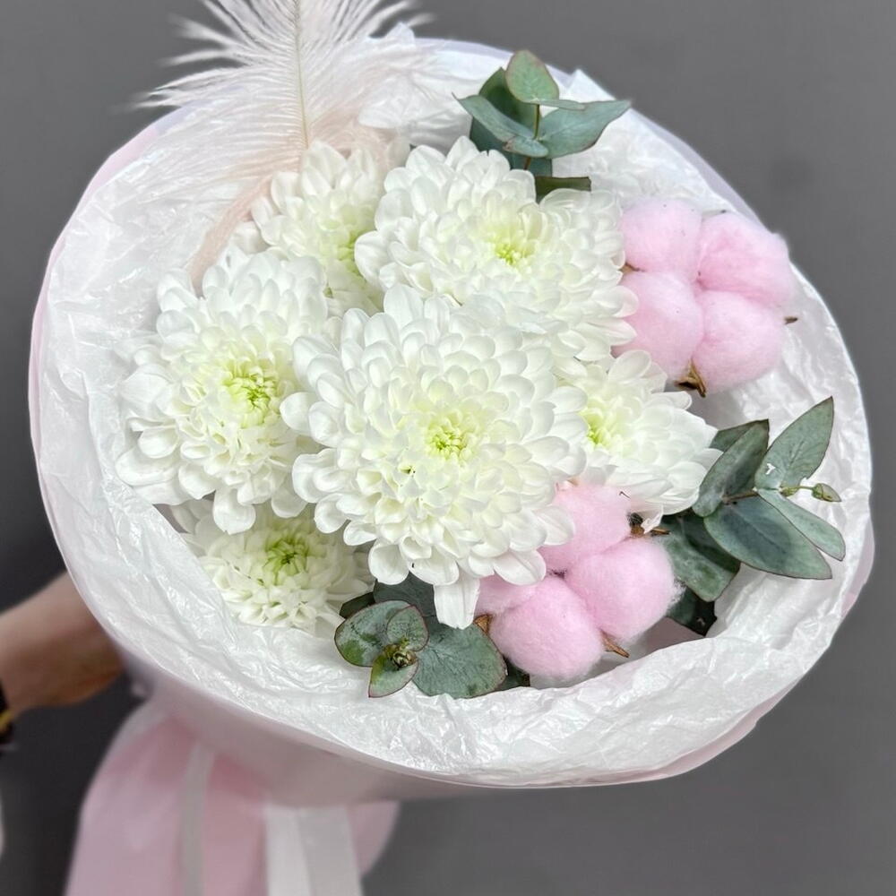 Букет-комплимент в розовой гамме (арт.3937)