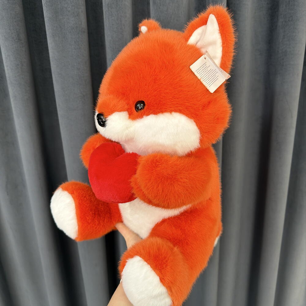 Игрушка лисичка с сердечком
