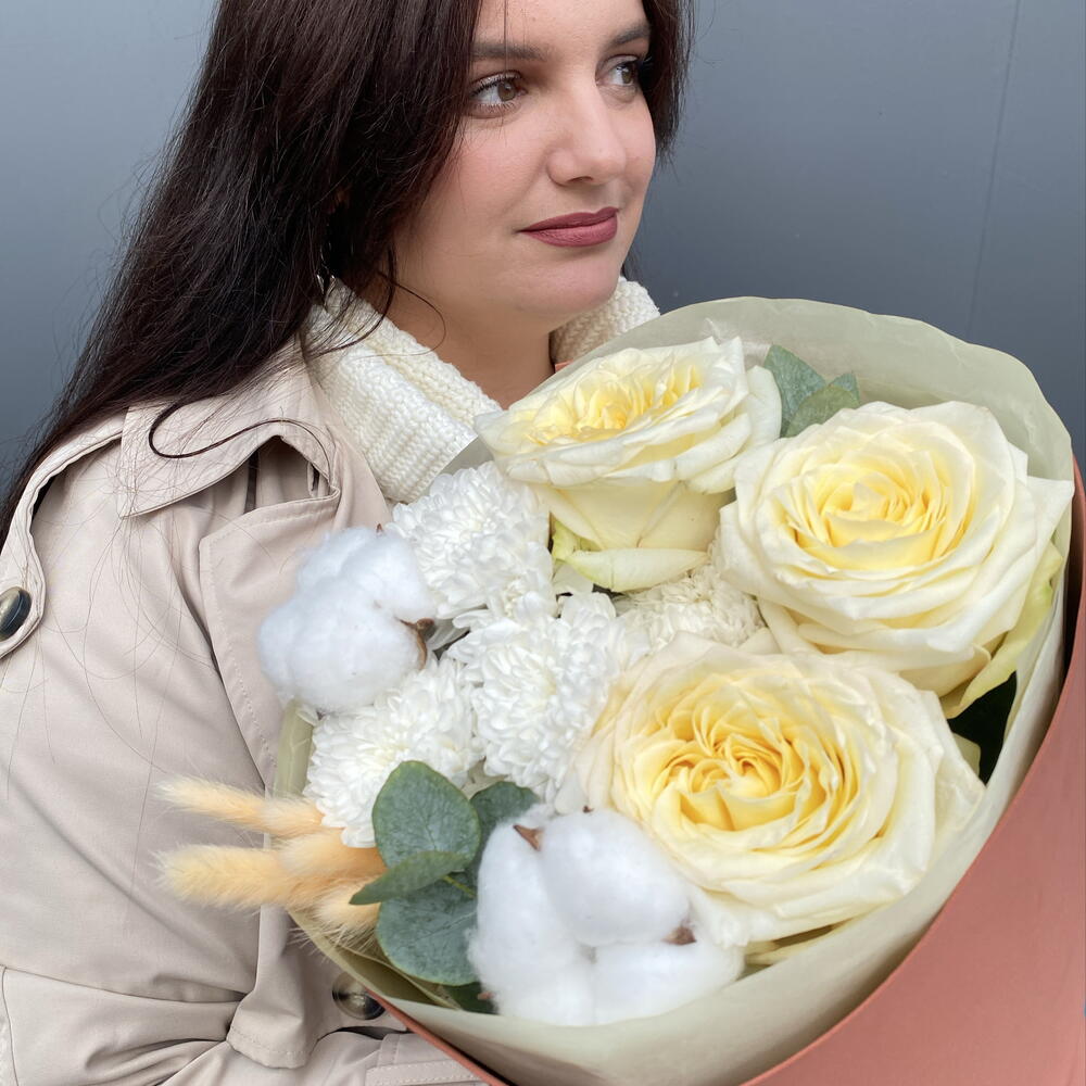 Букет с эквадорской розой
