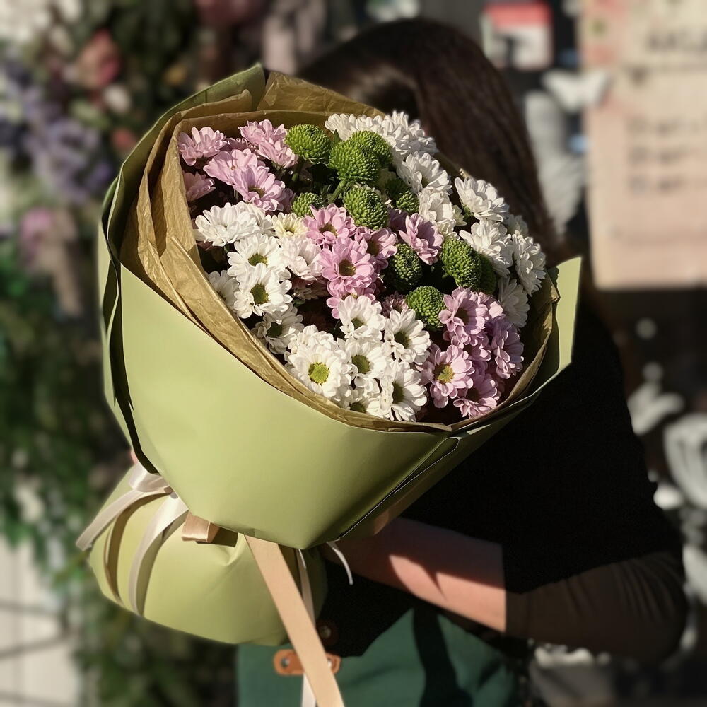 Букет из Сантини микс 9шт