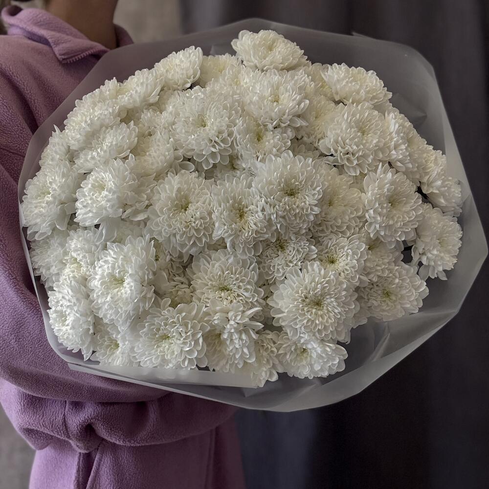 Букет из 15 Кустовых Хризантем Алтай