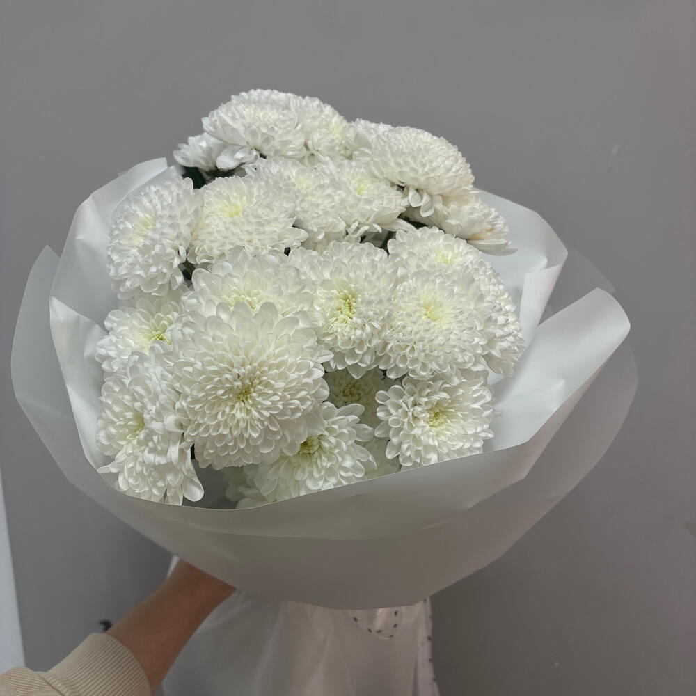 Монобукет из хризантем