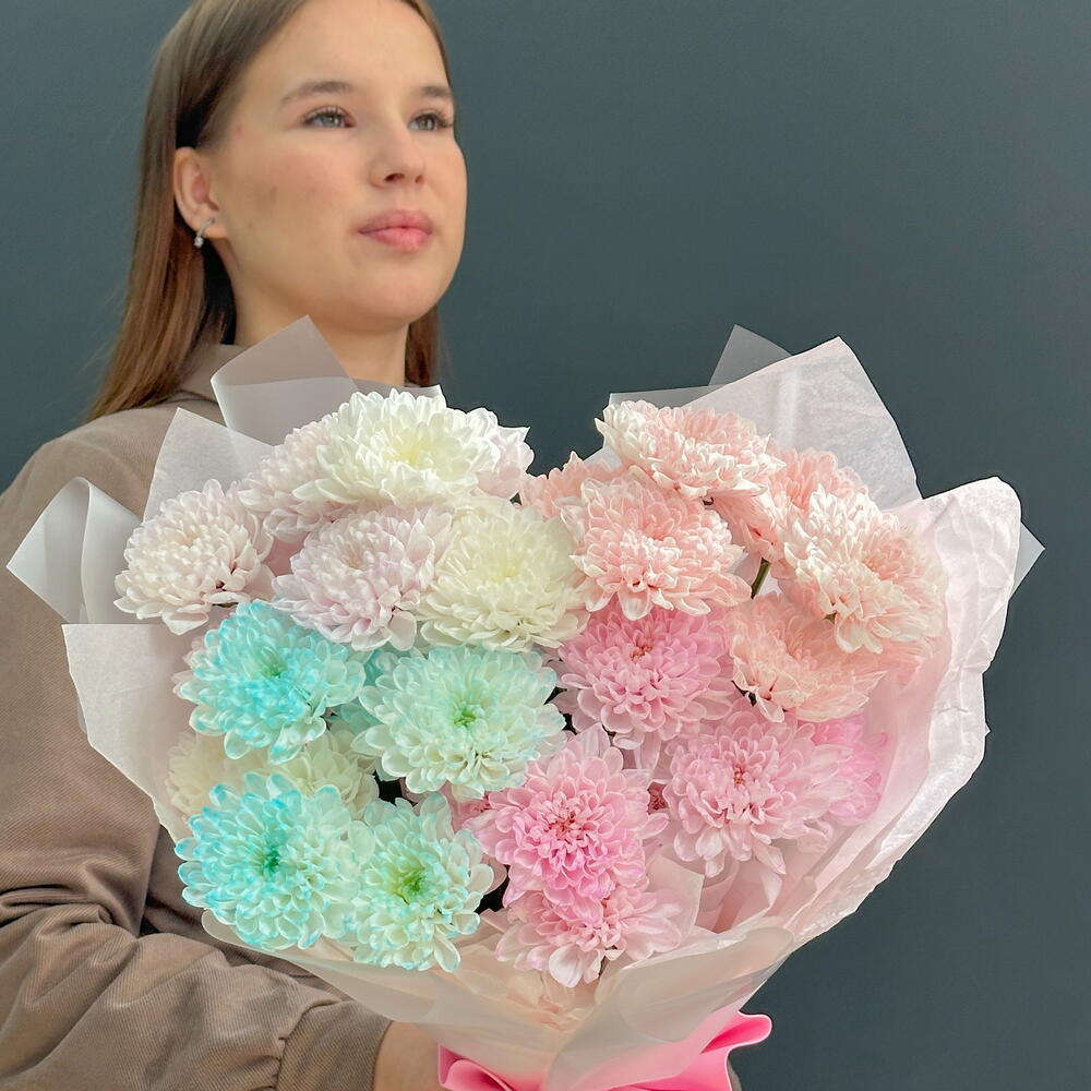 Букет из хризантем 375
