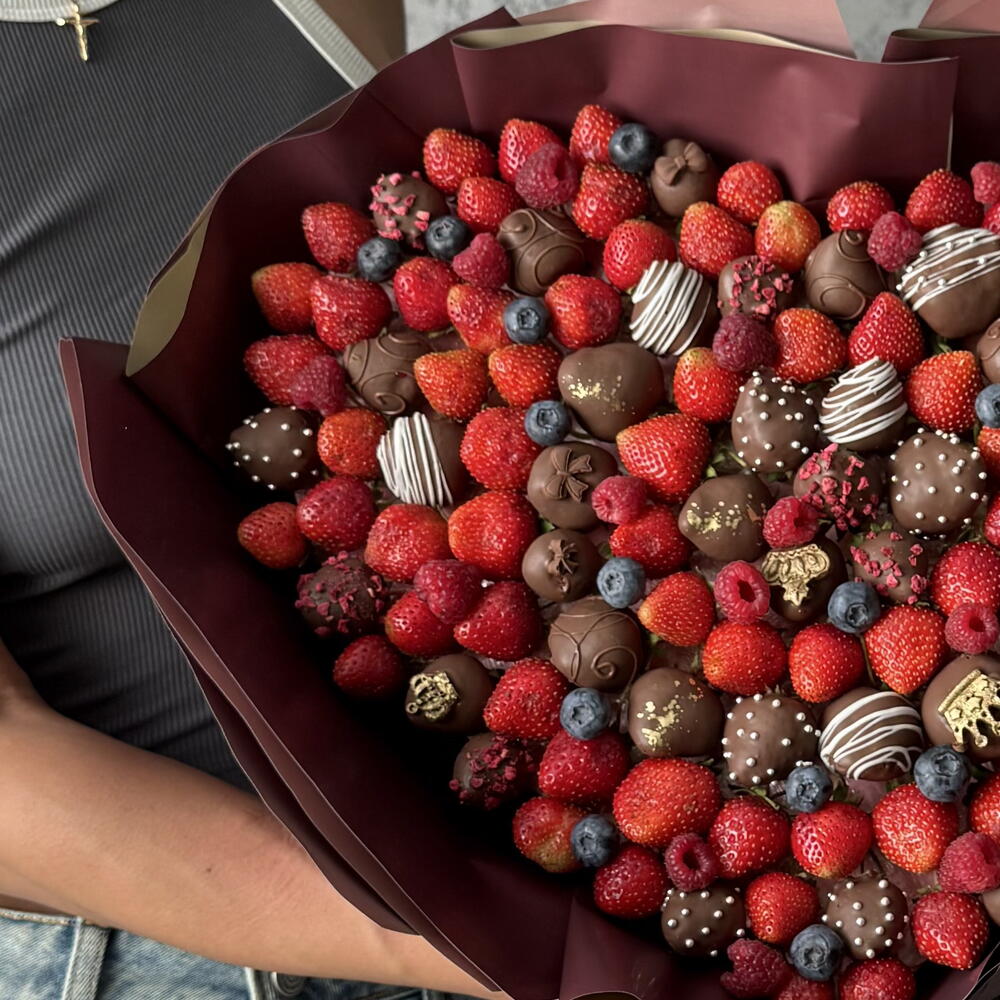 Клубничное сердце 🍓 Подарок любимой девушке ️