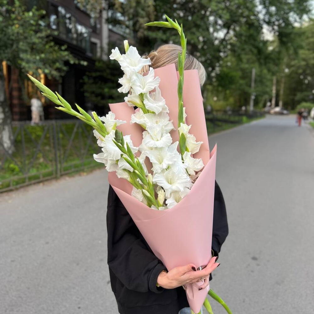 Букет из 5 гладиолусов