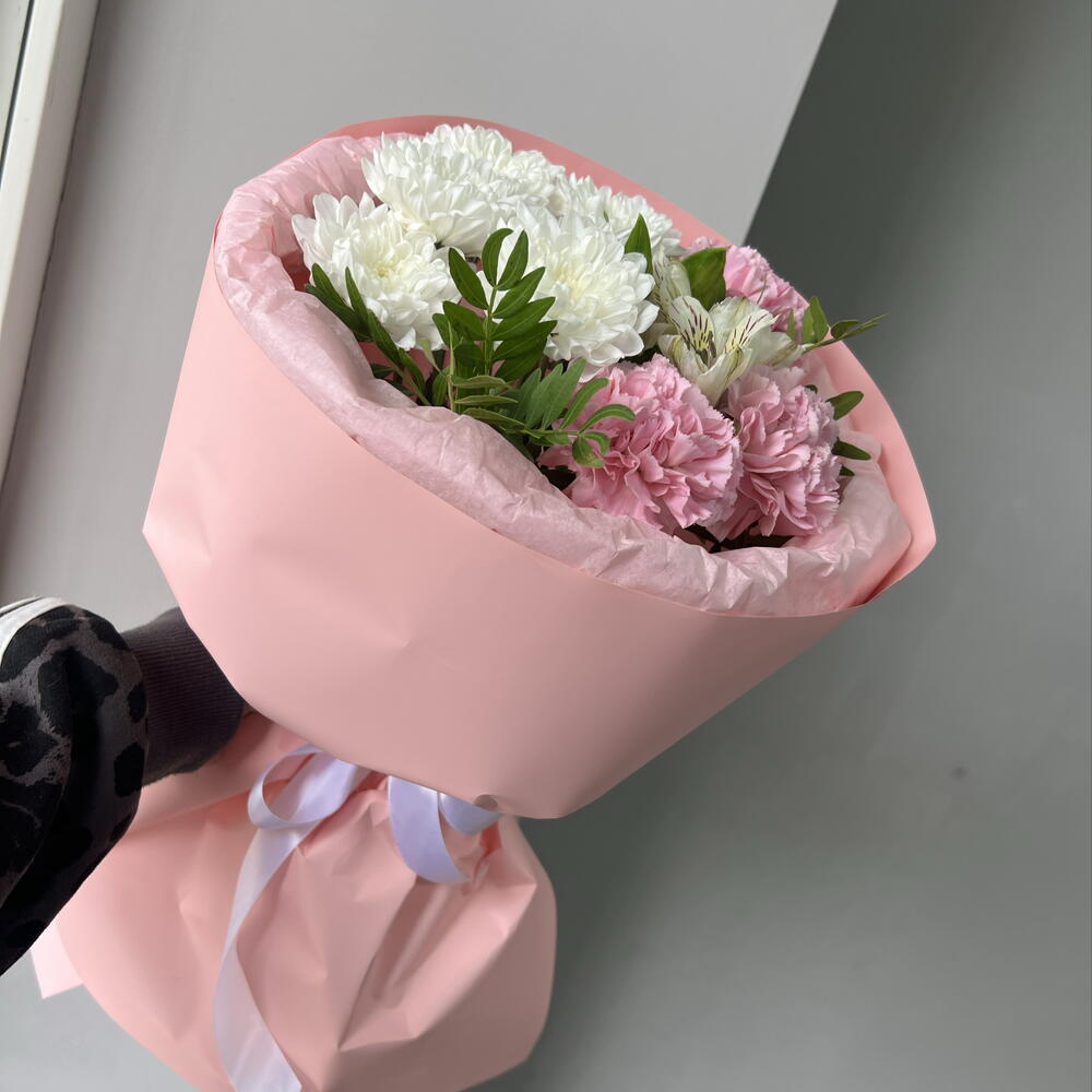 Букет комплимент в розовом