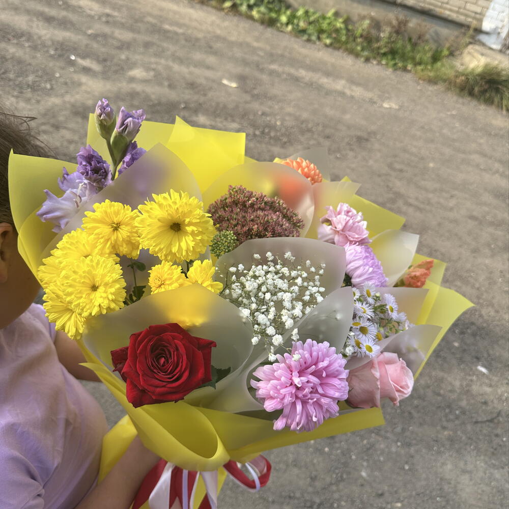 Дофаминовый букет🤍💛🧡️