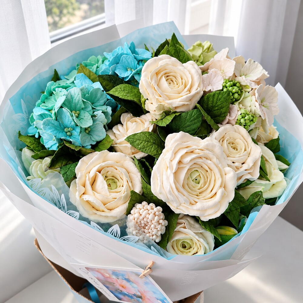 Зефирный букет💐