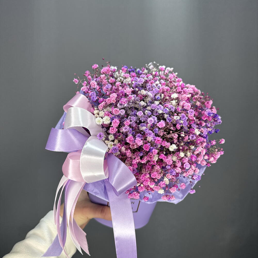 Лукошко с гипсофилами 🎀