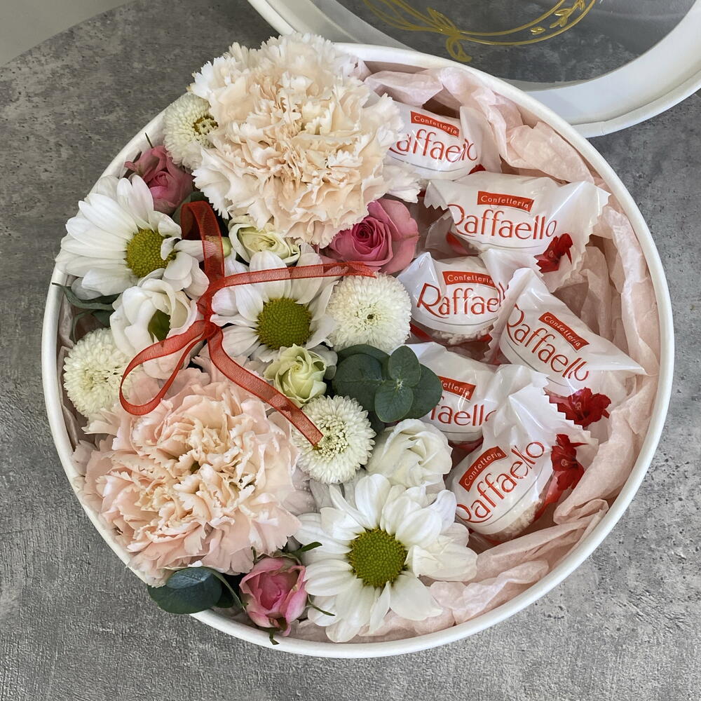 Цветы + конфеты 🌸