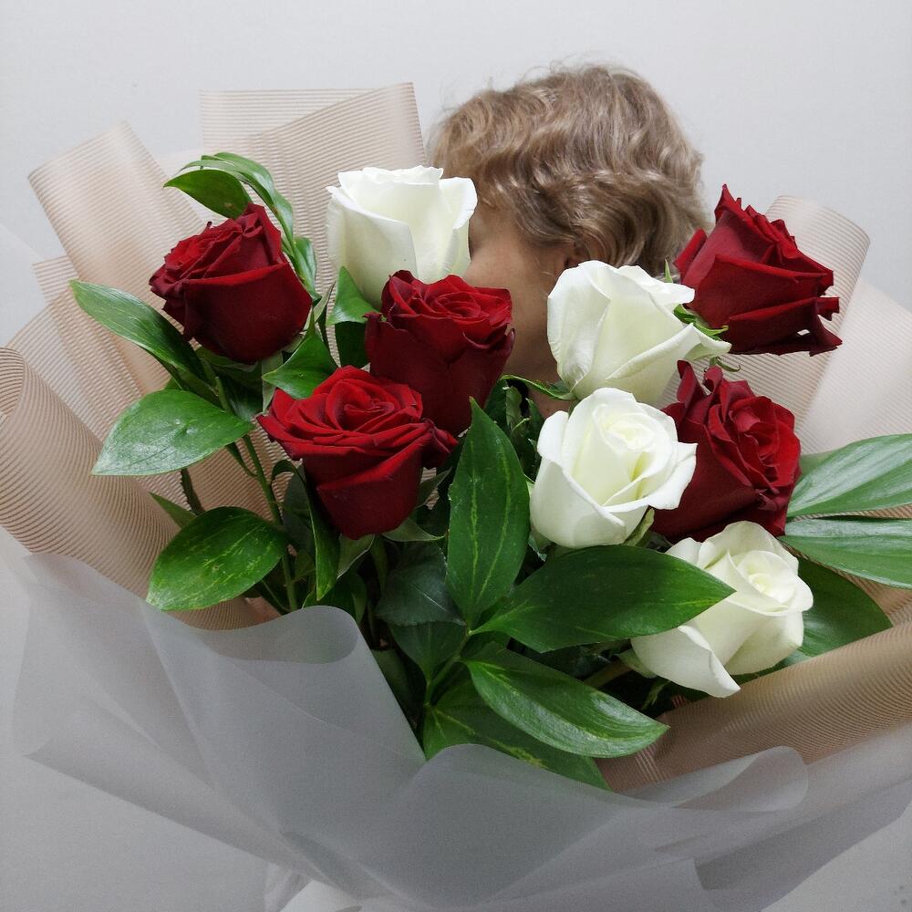 Букет из роз "Маркиза"