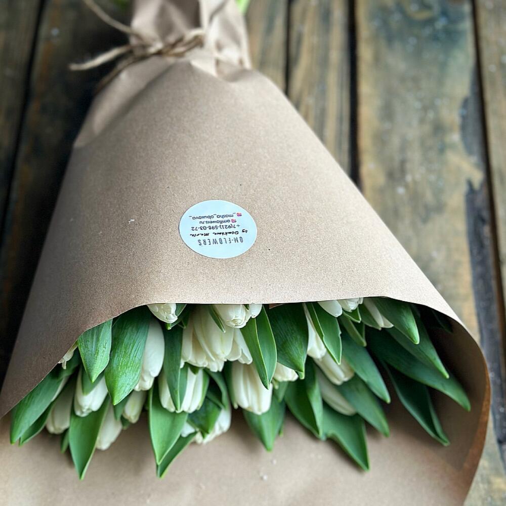 White tulips