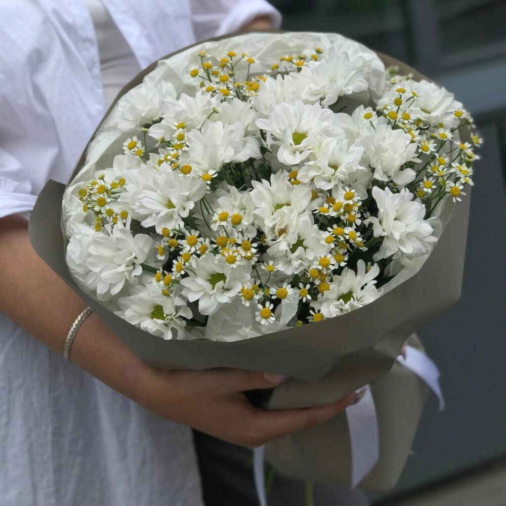 Букет Хризантем и Ромашек