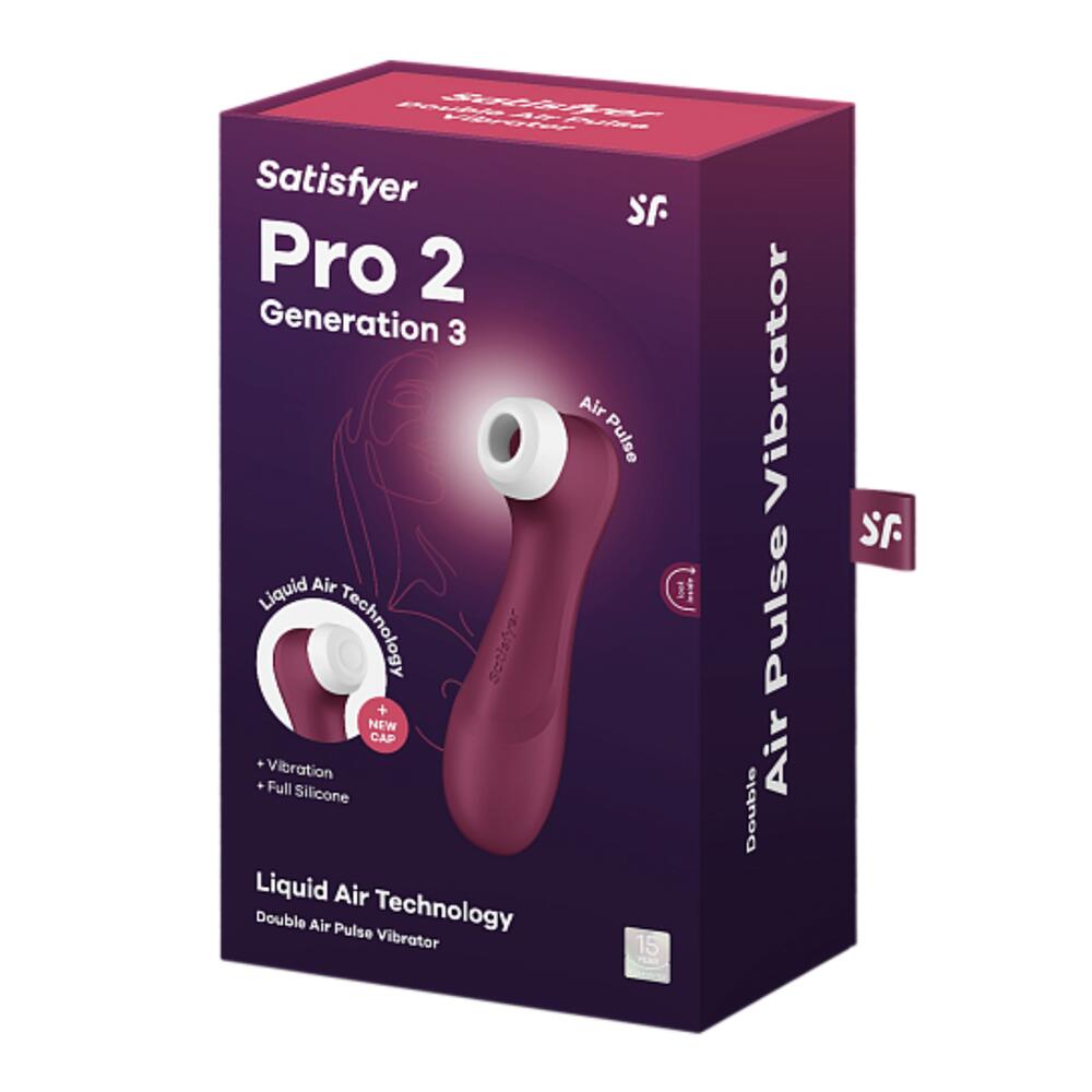 Satisfyer Pro 2 Generation 3 (винный) бесконтактный стимулятор клитора,  Цветы Москва, Россия, купить по цене 4800 руб, Подарочные наборы в Intim01  с доставкой | Flowwow