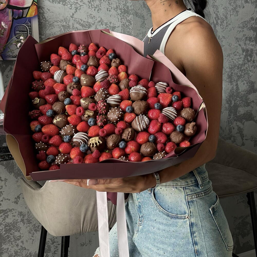 Клубничное сердце 🍓 Подарок любимой девушке ️