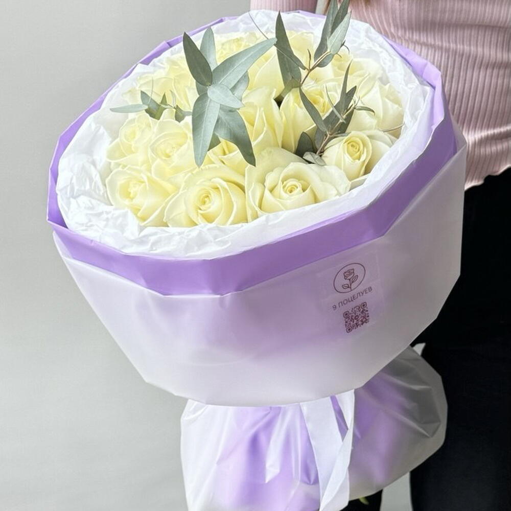 Букет белых роз 🎀
