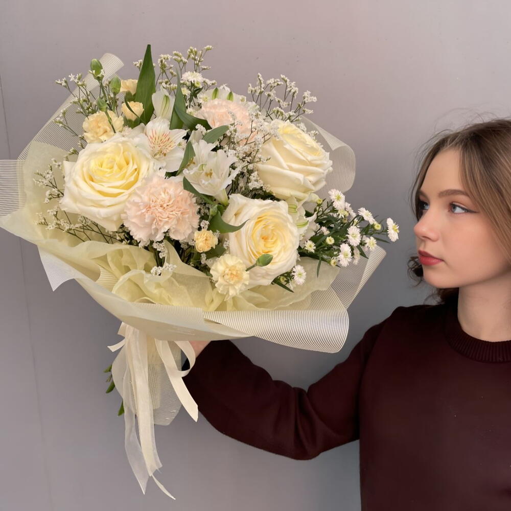 Букет "Иней 2.0 с астер"