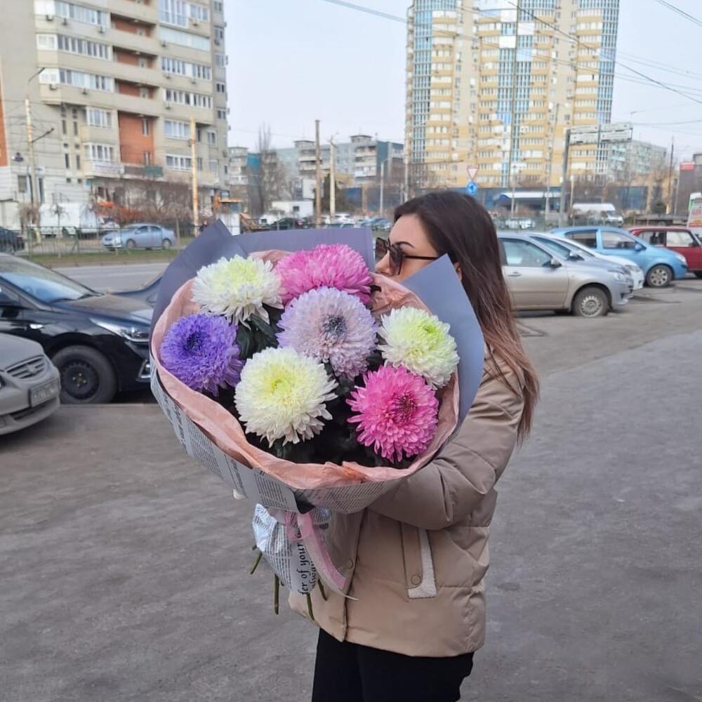 Букет из хризантемы 7