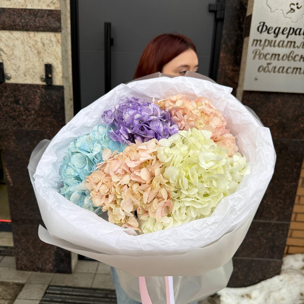 Микс гортензий
