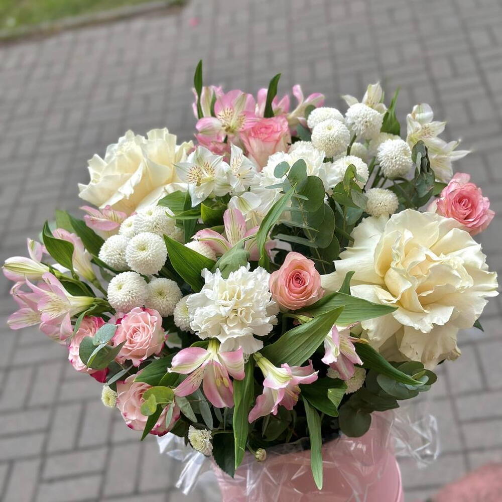 Сборная композиция в коробке